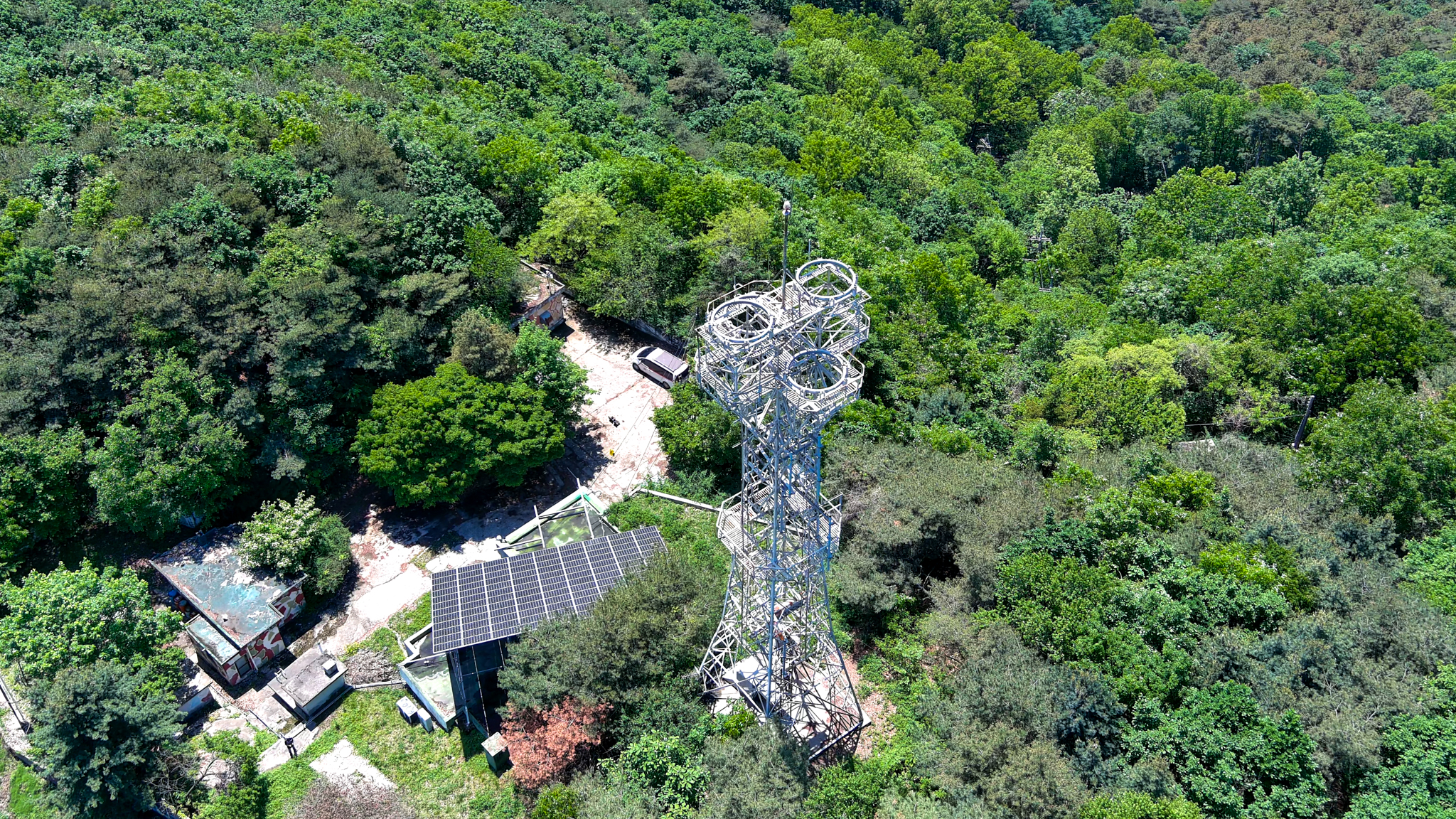 경기 광주시 태화중계소 철탑 구조물